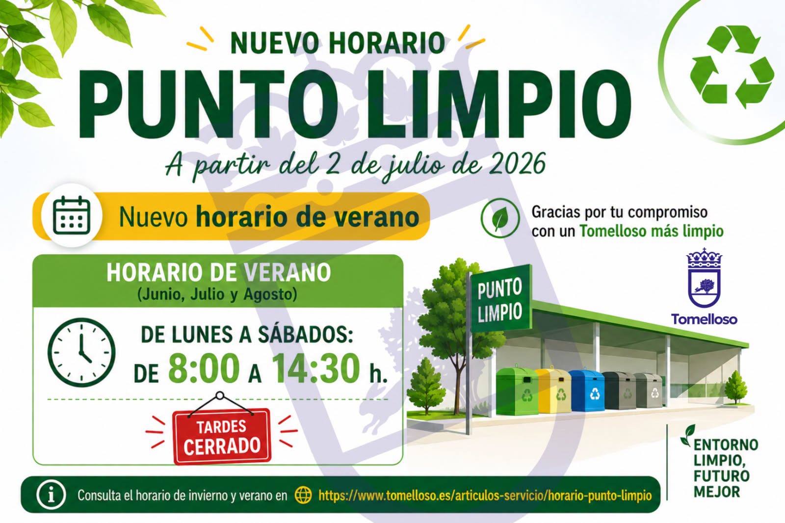 Actualización de Horarios en el Punto Limpio: Lo Que Necesitas Saber