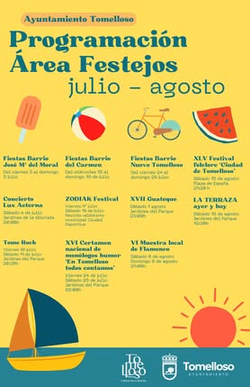 Tomelloso anuncia un verano vibrante con programación festiva repleta de música, humor y flamenco en julio y agosto