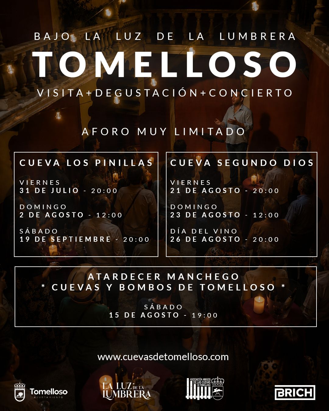 La Asociación Amigos de las Cuevas de Tomelloso presenta su programación cultural para este verano