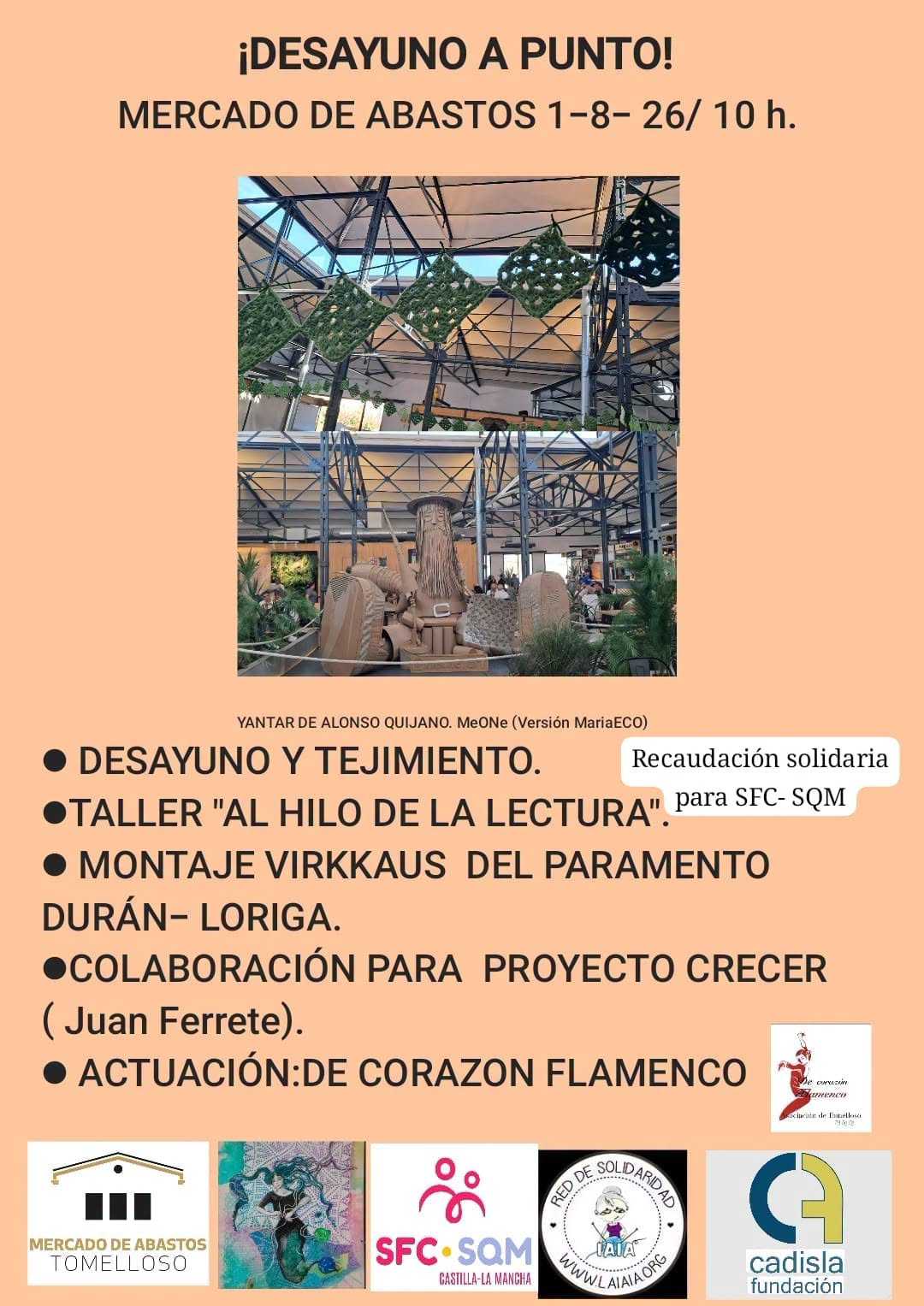 ¡Prepárate para este Sábado, 1 de Agosto en el Mercado de Abastos Tomelloso!