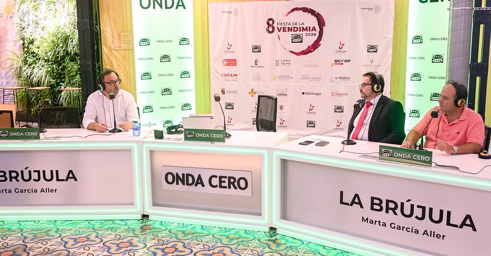 Marta García Aller lleva su programa ‘El Espacio’ a la VIII Fiesta de la Vendimia de Onda Cer